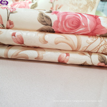 Shaoxing  manufacture jacquard woven fabric 100%  polyester metallic soft  fabric